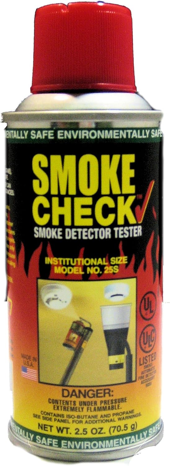 Home Safeguard 25S 2.5-Oz. Smoke Detector Tester Spray 12 Per Package