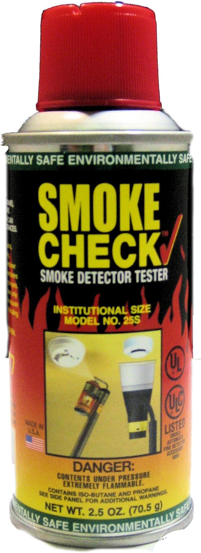 Home Safeguard 25S 2.5-Oz. Smoke Detector Tester Spray 12 Per Package