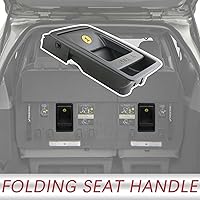 Vista 2 de TQPONLY Manija de liberación de cierre de asiento plegable, compatible con Toyota Sienna 11-20 Reemplaza 75220 72909-08011 (gris)