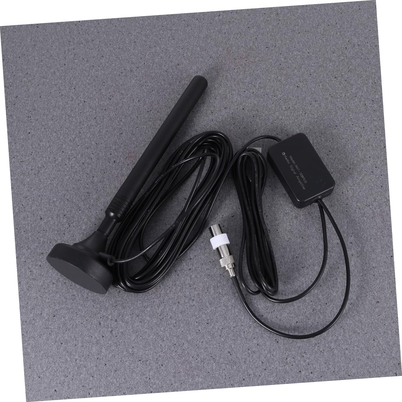 Homoyoyo Antenne Radio Portable pour Maison Ant-308plus en Métal et Plastique Noir, Amplificateur D'antenne Haute Sensibilité pour Réception Stable et Claire