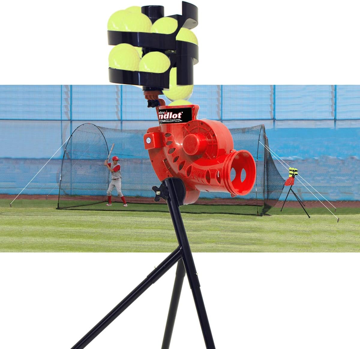 Heater Sports Sandlot 4-in-1 Home Batting Cage