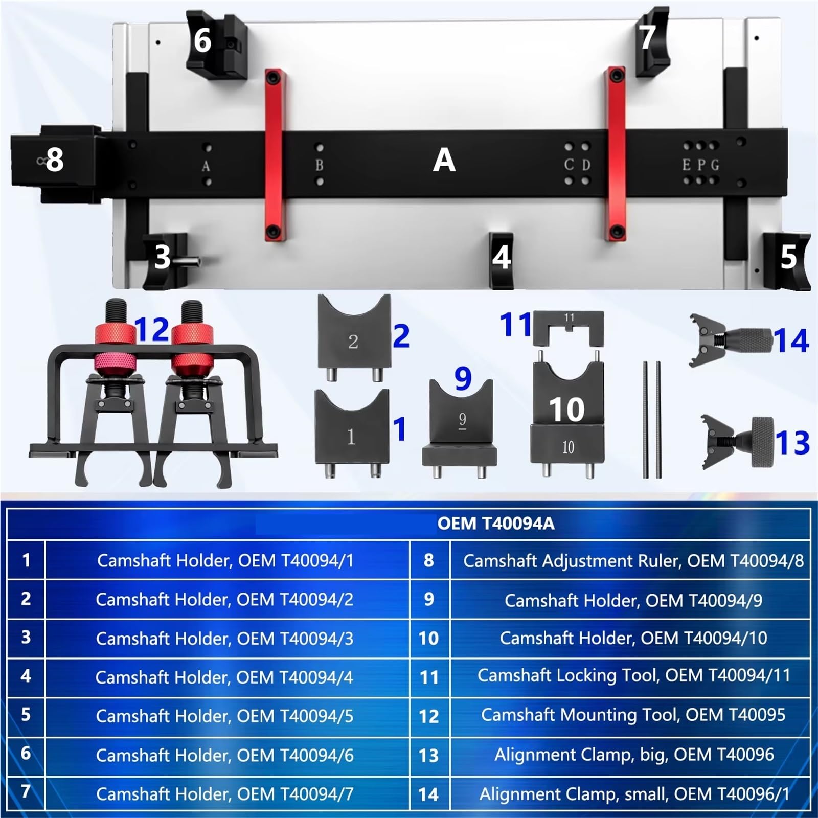 Herramienta Sincronización Árbol Leva Motor Para A5 8T/8F/8TA Para A8 4E/4H