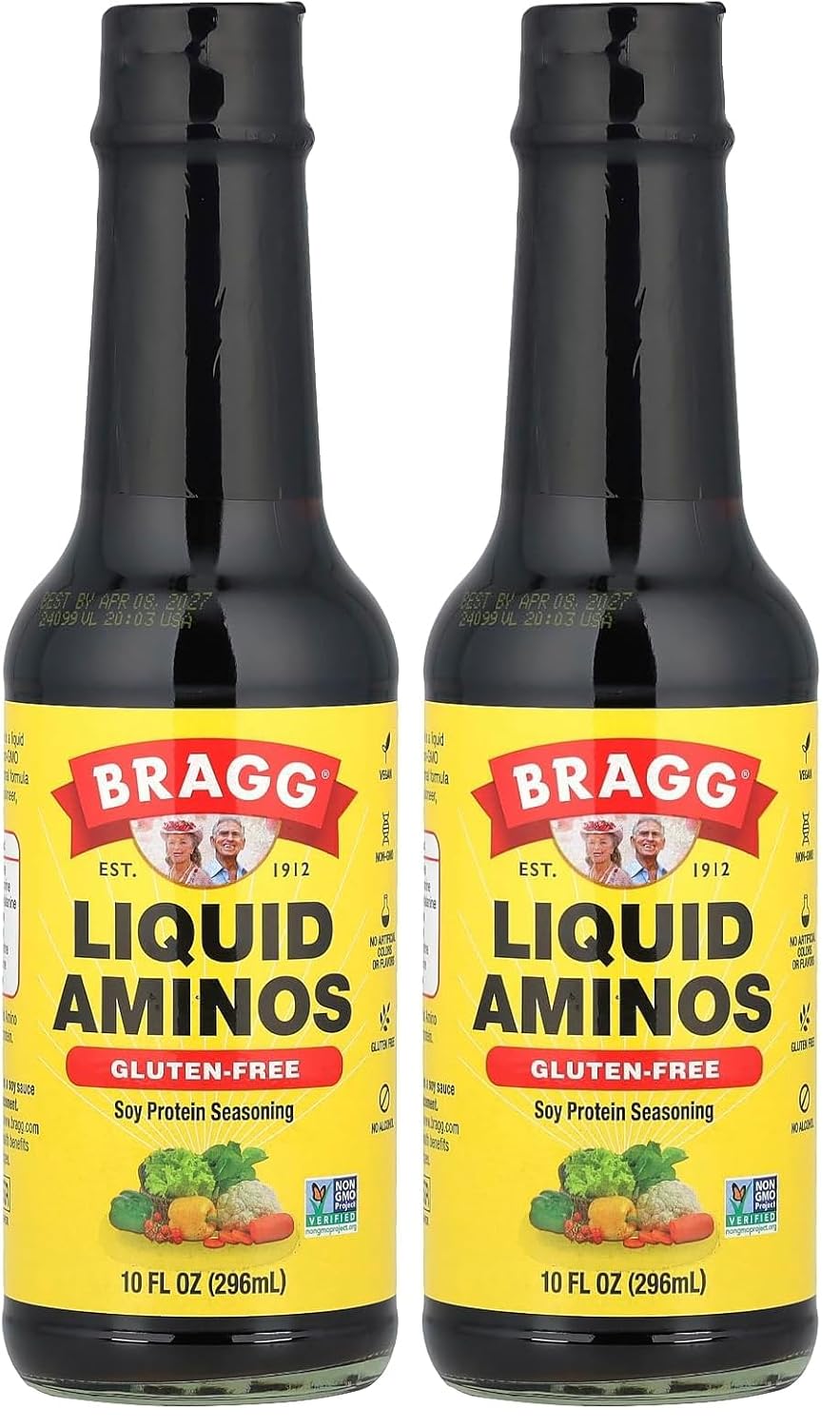 Bragg Liquid Aminos, Natural Soy Sauce Alternative, 32-Ounce Bottle , (Pack of 3)