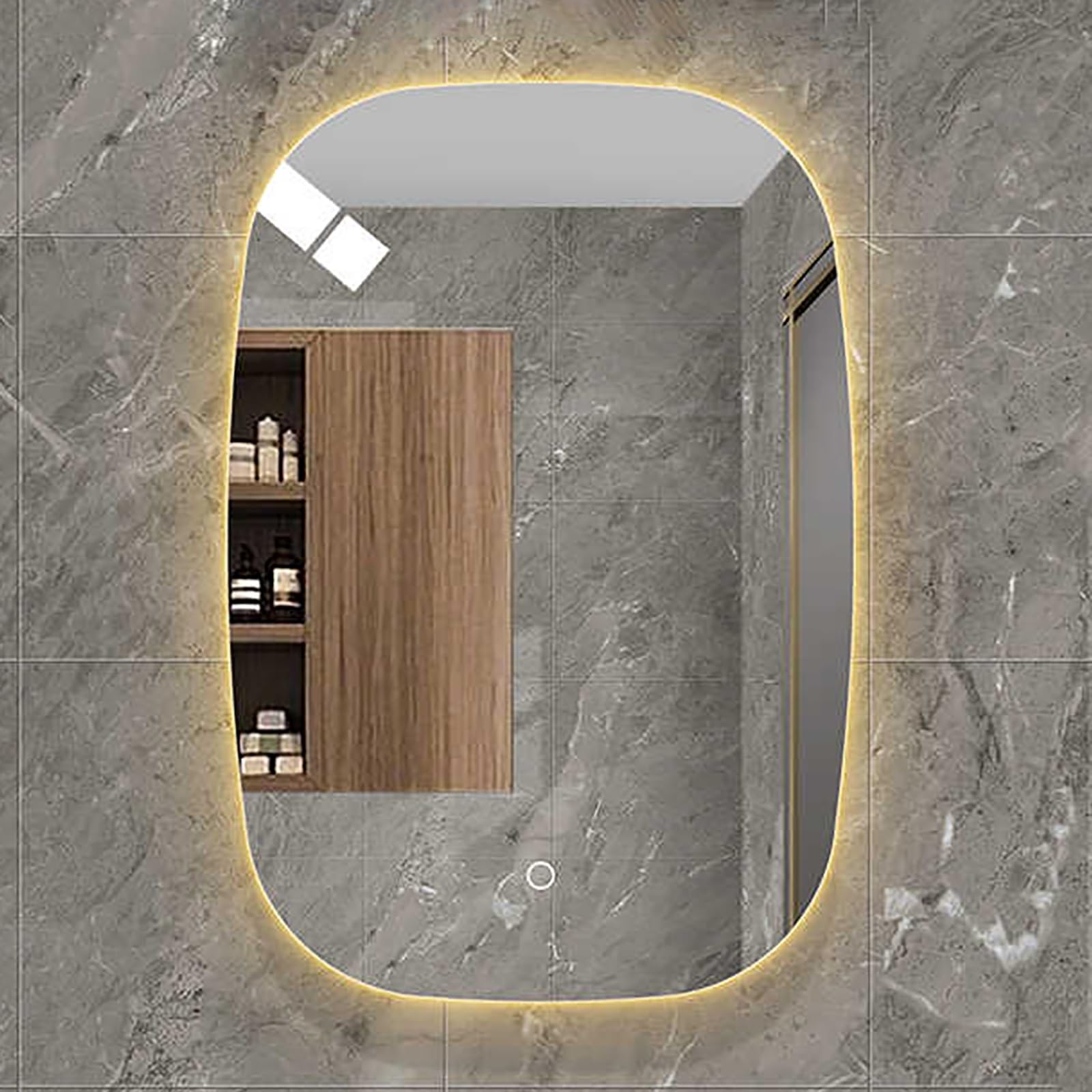 Miroir de salle de bain LED pour une routine beauté lumineuse et sans buée