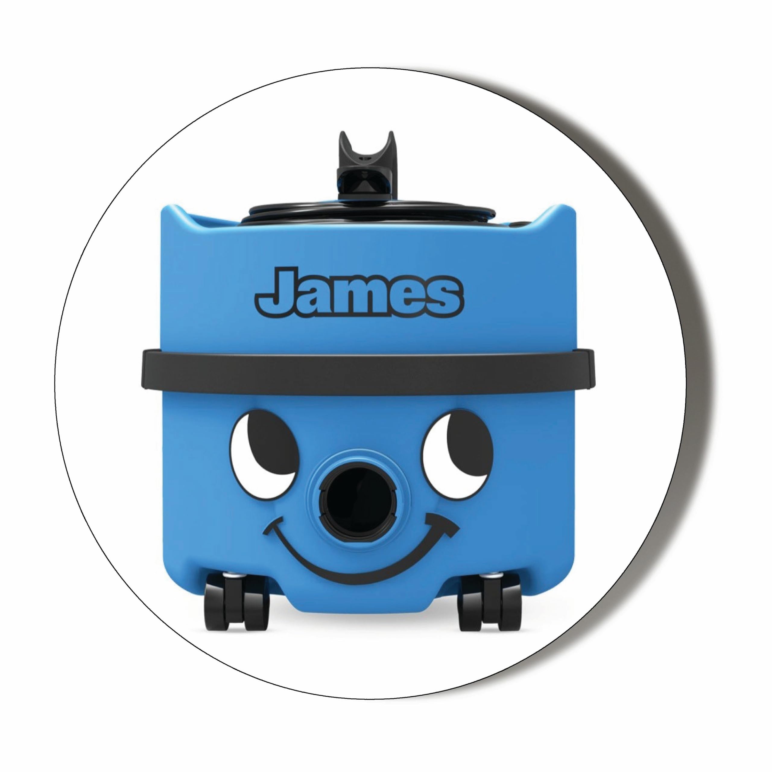 Gift Insanity White Henry Hoover Family - James - Small 10 X 56Mm Vinyl Stickers