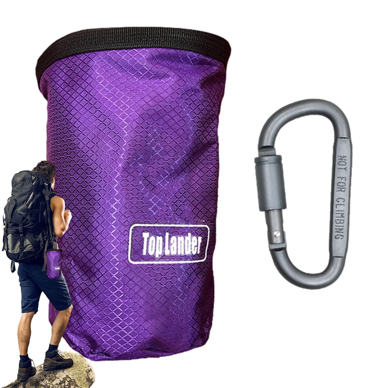 Pochette à craie d'escalade – Sac antidérapant durable, sac de rangement pour cylindre flexible résistant aux déchirures | Support léger Portable pour gymnastique, bloc, alpinisme, randonnée, entraîne