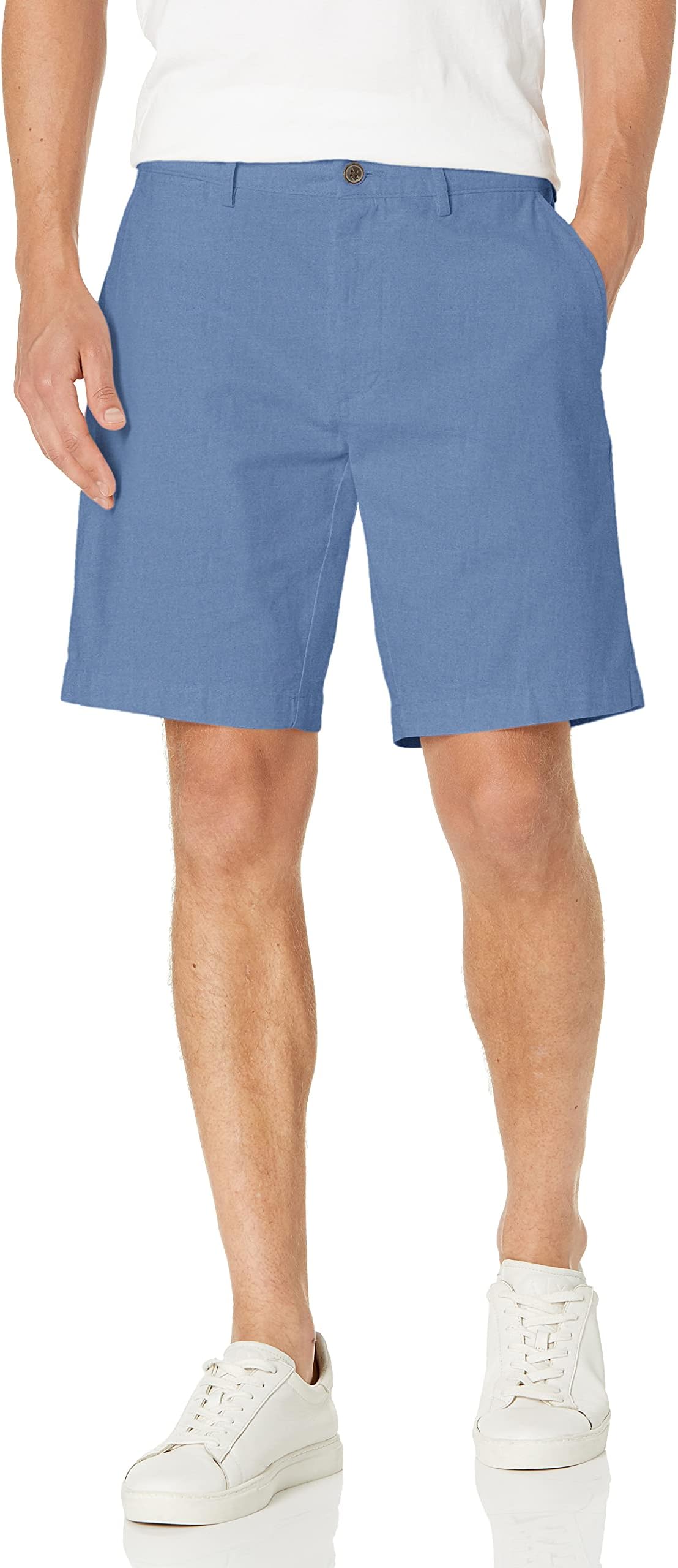 Amazon Essentials Men's Slim-Fit 9" Lightweight Comfort Stretch Oxford Shorts