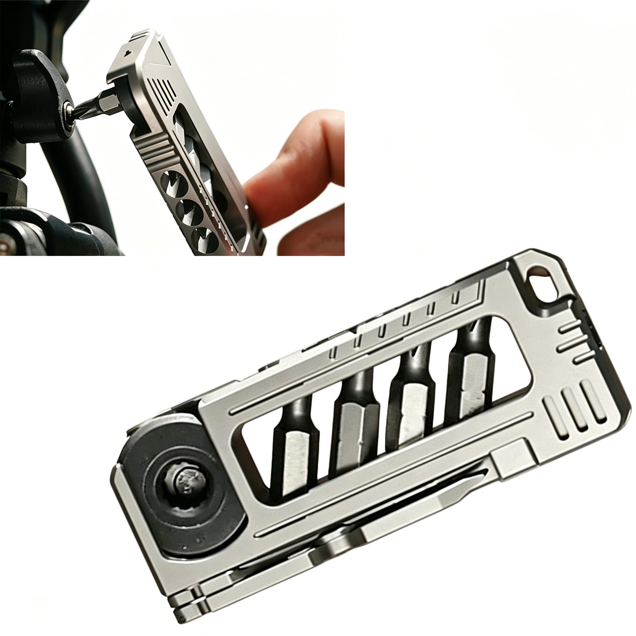7 En 1 Outil Multifonction,Alliage De Titane Gadget, Outil De Poche,