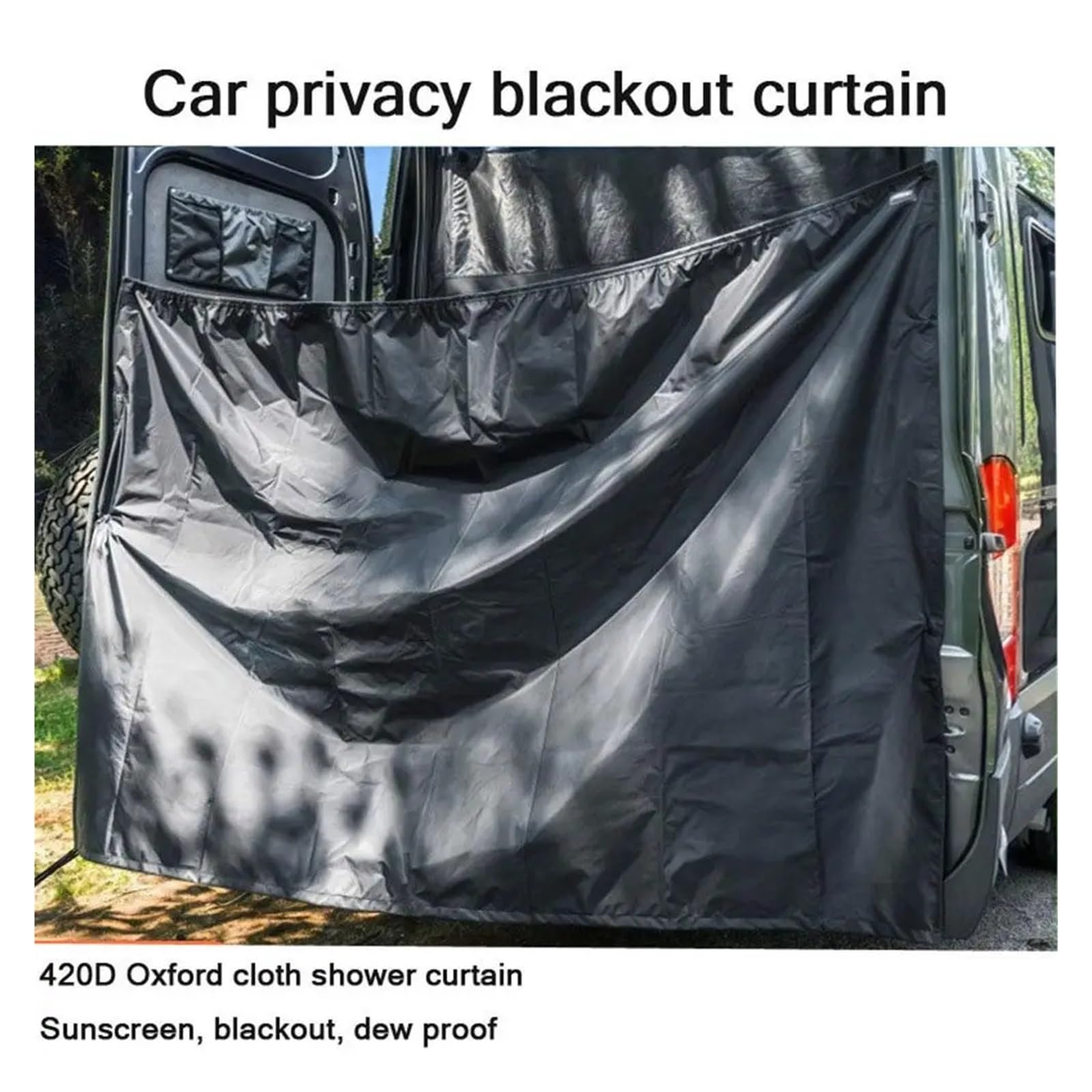 Rideau Arrière Fourgon Occultant Couverture de Rideaux d’intimité
