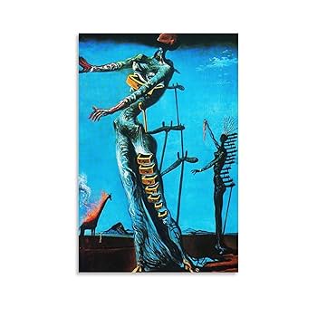 額縁付き】 Salvador Dali ダリ A2ポスター ① Amazon.co.jp