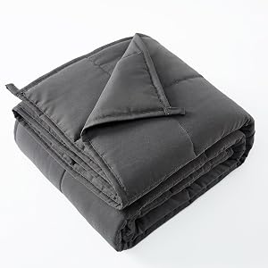 Weighted Blanket - Weighted Blanket 7 lbs Grey Heavy Blanket - Breathable Blanket(41 * 60 inches, 7 lbs)