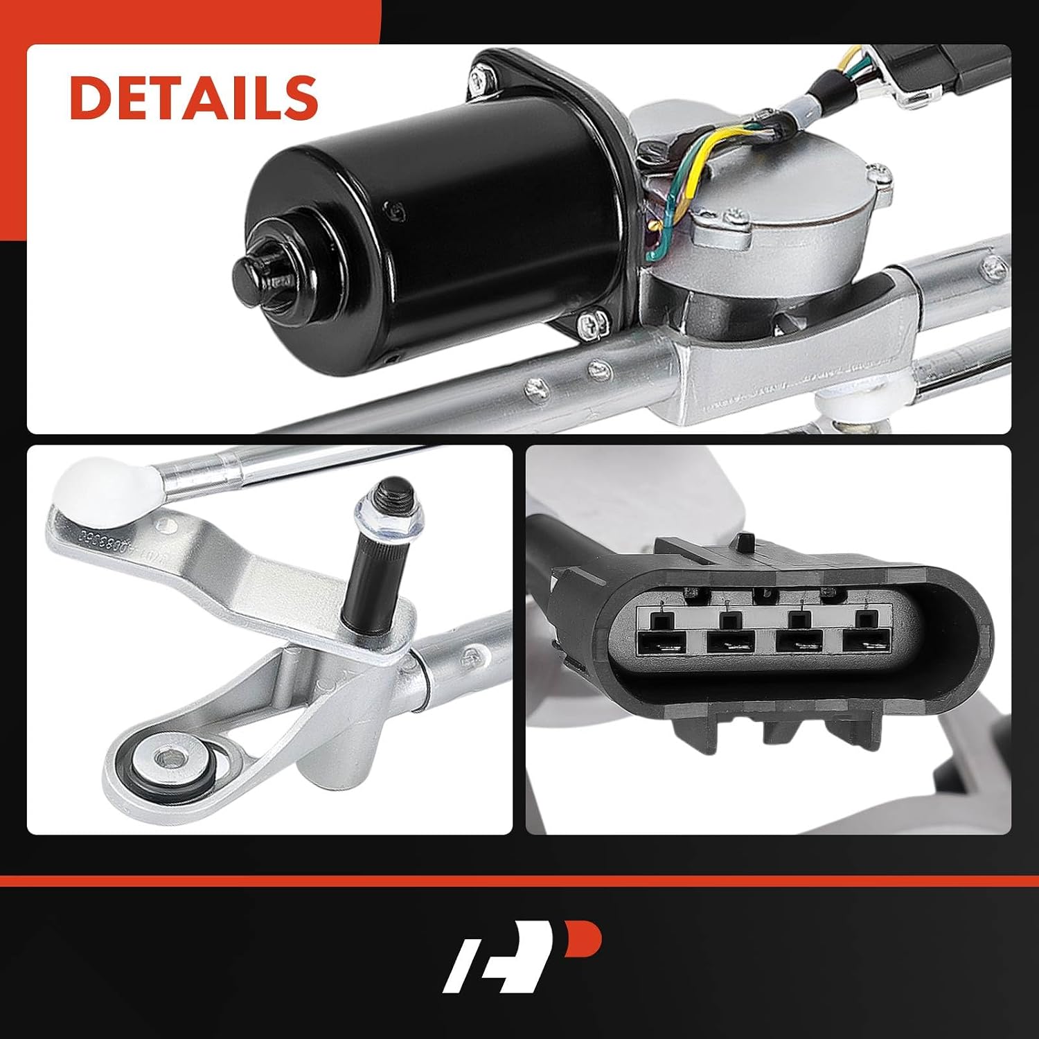 A-Premium Front Windshield Wiper Motor and Linkage Assembly Compatible with Ram 2500 3500 4500 5500 2011-2021, 1500 Classic 2019-2021 & Dodge Ram 1500 2009-2010, Ram 2500 4500 5500 2010