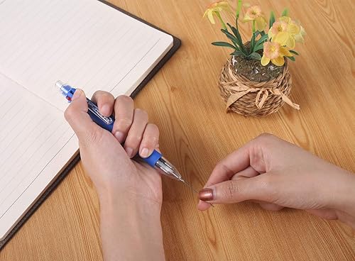 Miniatura 10 de 5 + 1 bolígrafos - 5 bolígrafos multifuncionales de 5 colores de 0.7 mm y un lápiz mecánico todo en uno de 0.5 mm