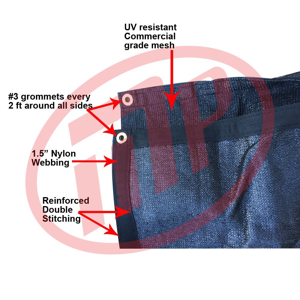 XTARPS MP - Mighty Products Premium 90% Cloth Shade Sail Sun Shade