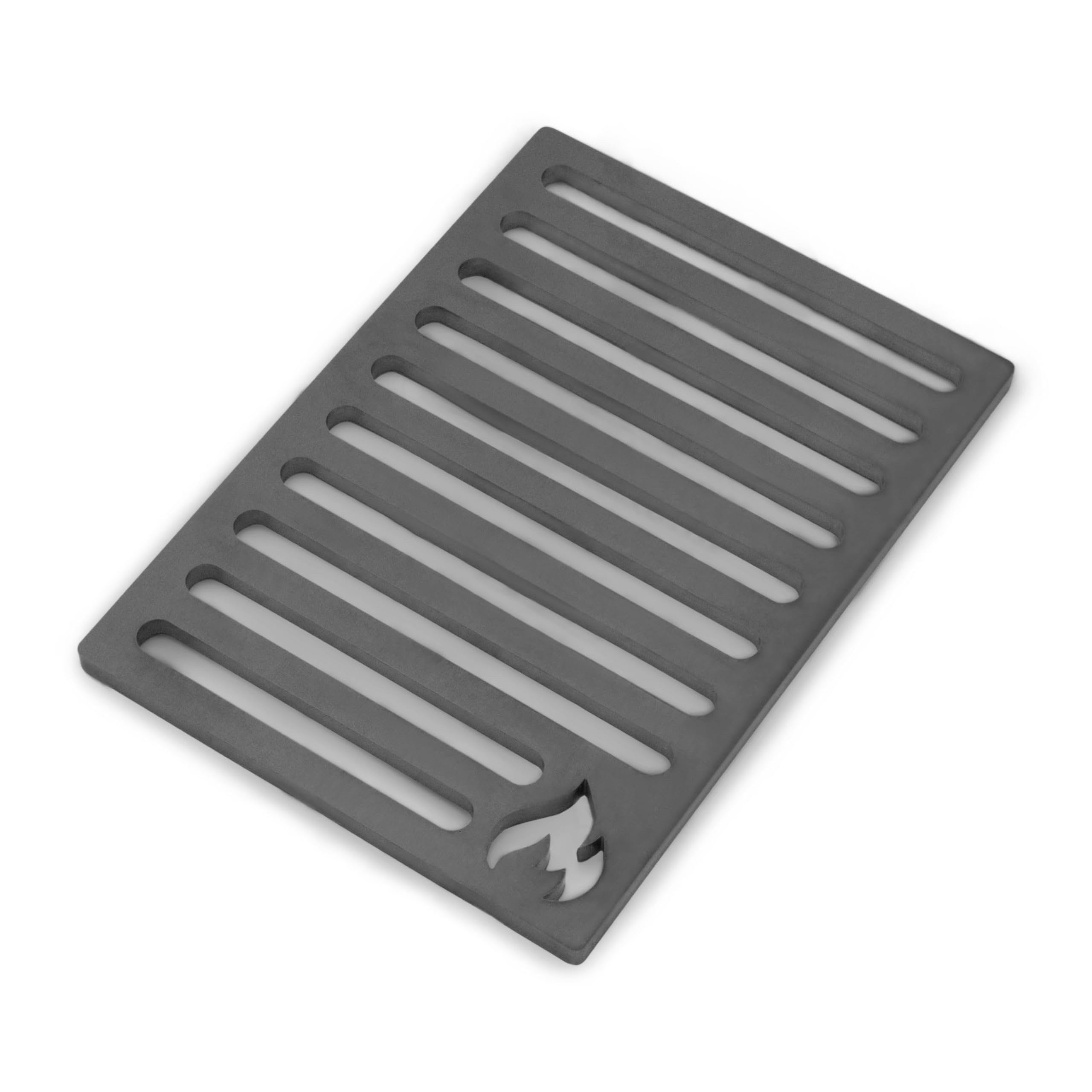 Grillrost.com Das Original Griglia per stufe 15x21cm in Acciaio Massiccio - più Resistente delle Griglie in ghisa - per stufe e caminetti
