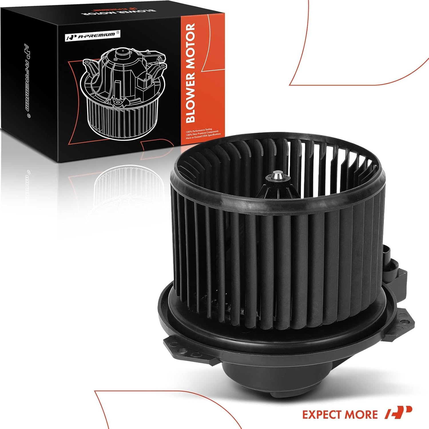 A-Premium Rear HVAC Heater Blower Motor Compatible with Mazda CX-9 2007-2015 - Replace# TD1161P80