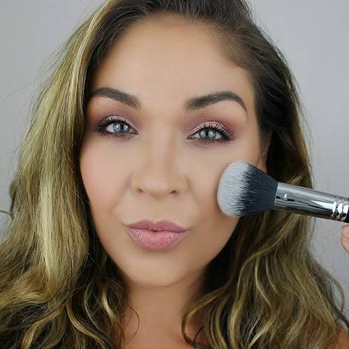 Miniatura 2 de Brocha de maquillaje bronceadora para rubor en polvo, brochas de maquillaje grandes y esponjosas, multitarea, colorete de mejillas, contorno,