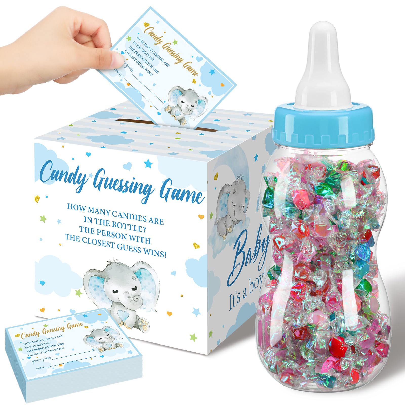 For Baby Boy Baby Bottle Shower Favors Glenmal 52 Pcs Baby Shower