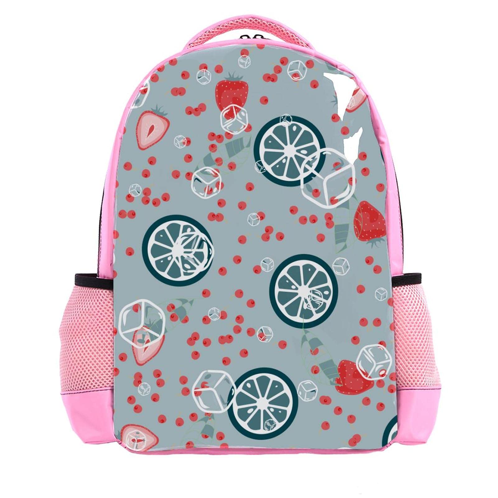 Sac à dos d'école à rayures bleues et blanches pour garçon - 8