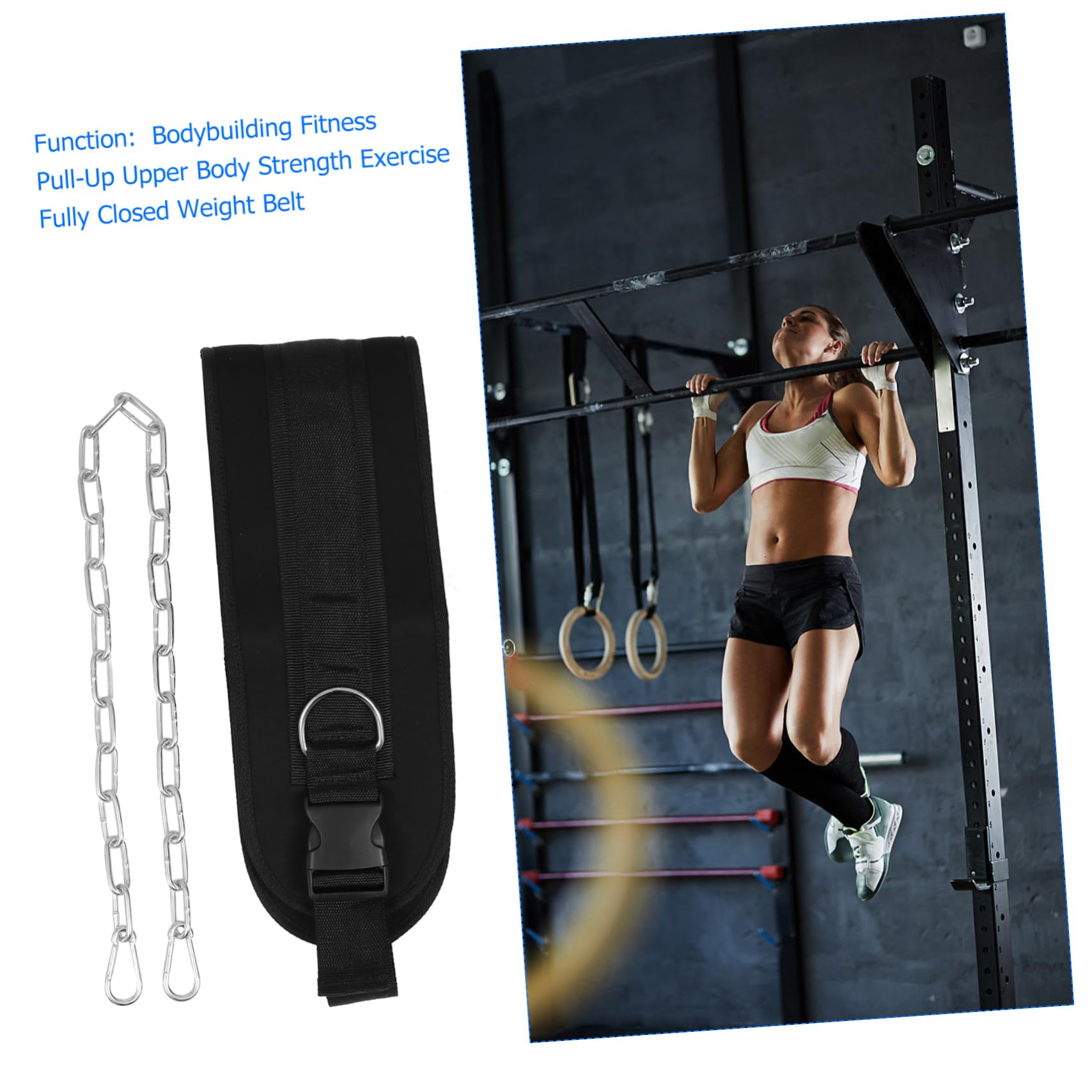 KOMBIUDA 1pezzi Cintura Zavorra Per Sollevamento Pesi Supporto Ergonomico Per Allenamenti Di Bodybuilding e Fitness Materiale Resistente