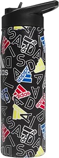 adidas Straw Lid Metal Water Bottle 600 mL