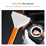 K&F CONCEPT 24mm Full Frame Sensor Cleaning Swab*10 + 20ml Cleaner Solution, DSLR SLR Digital Camera Sensor Cleaning Swab for Reflex and Mirrorless Digital Camera CCD and CMOS Sensors