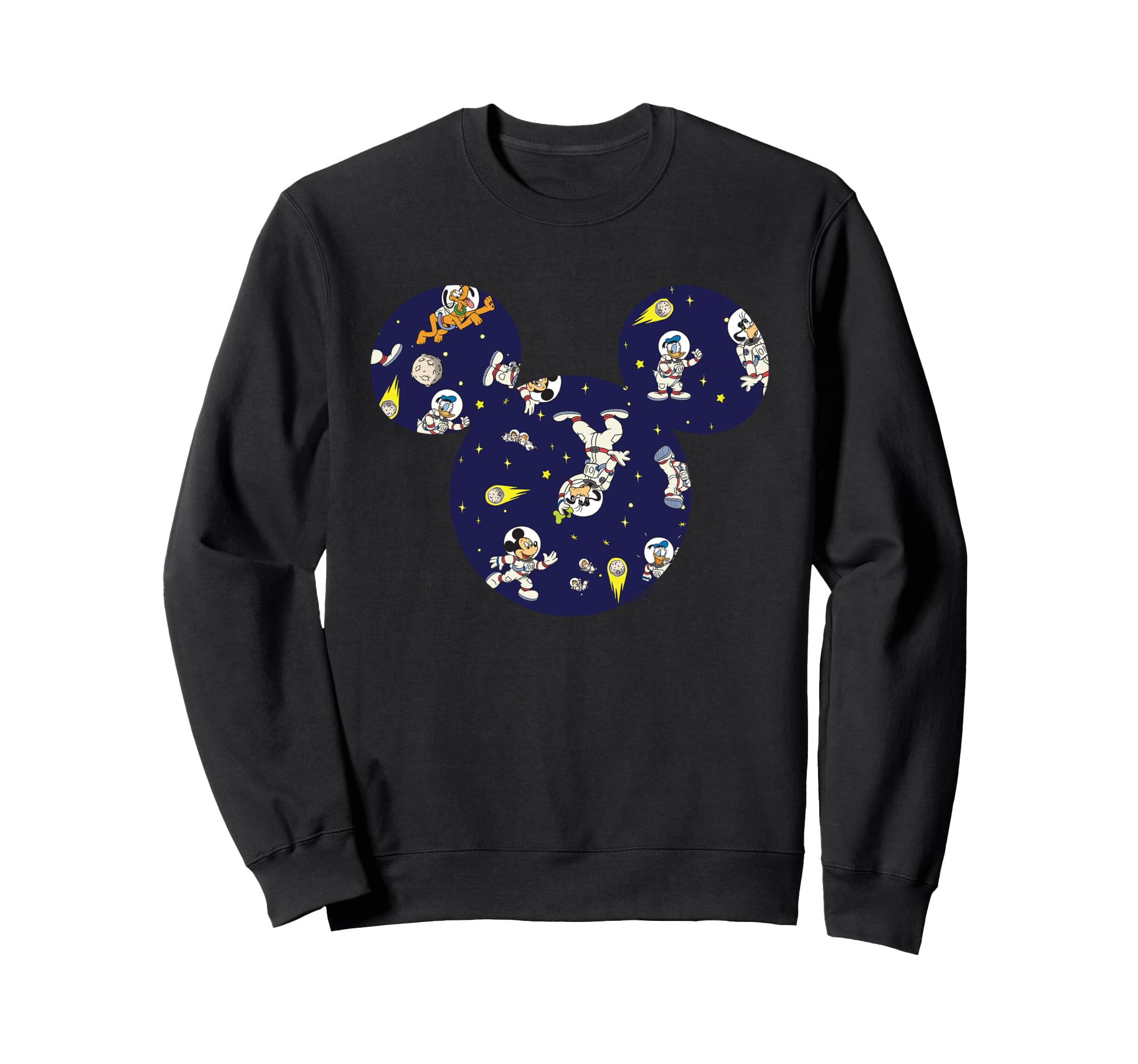 Sweatshirt Mickey Mouse motif espace en coton thermorégulateur doux - 2