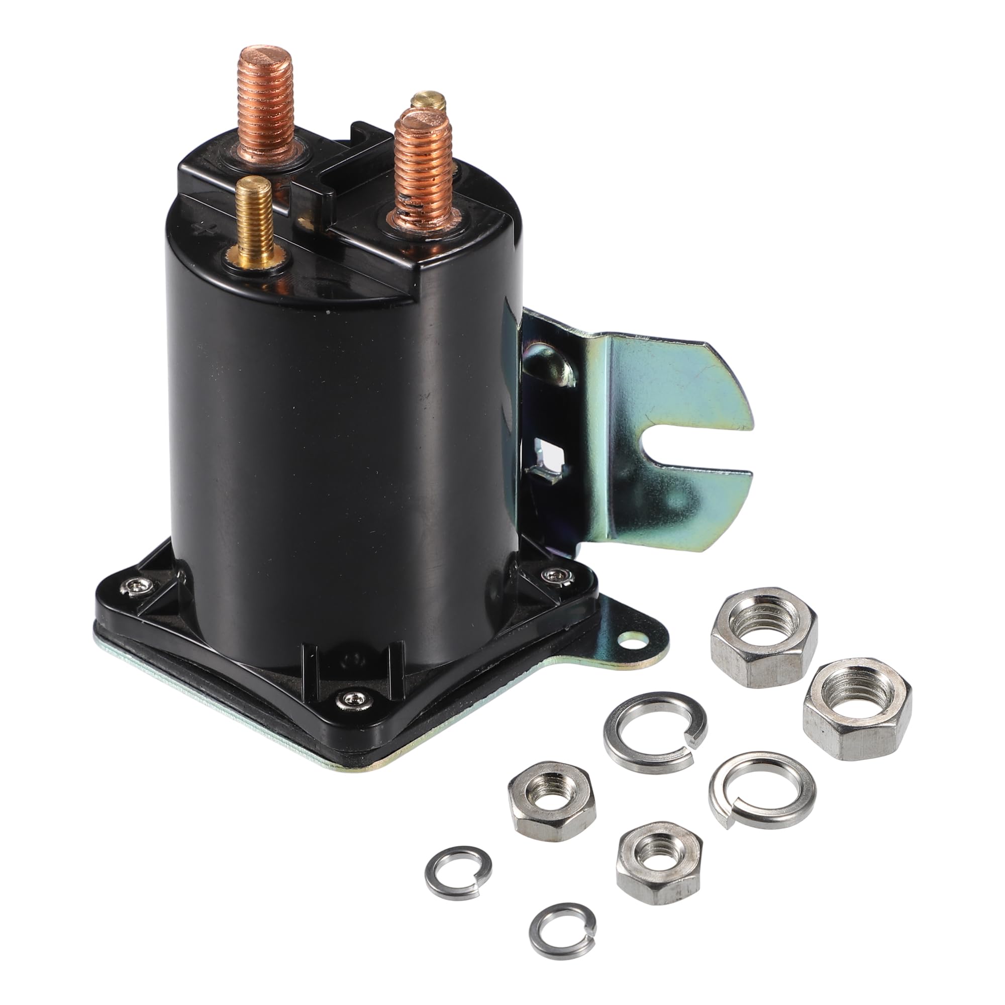 QUARKZMAN Interruptor de Solenoide de Arranque 12V 200A 4 Terminales de Solenoide de Metal