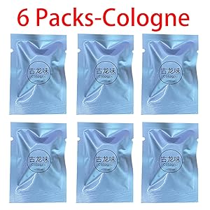 Cacacece 6 Packs Cologne Smell Car Air Fresheners Refills Solid Fragrance Replacement Tablets
