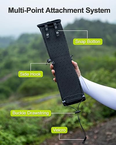 Miniatura 6 de Bolsa de transporte para bastones de senderismo, impermeable y ligera, bolsa de almacenamiento portátil para bastones de senderismo, adecuada para