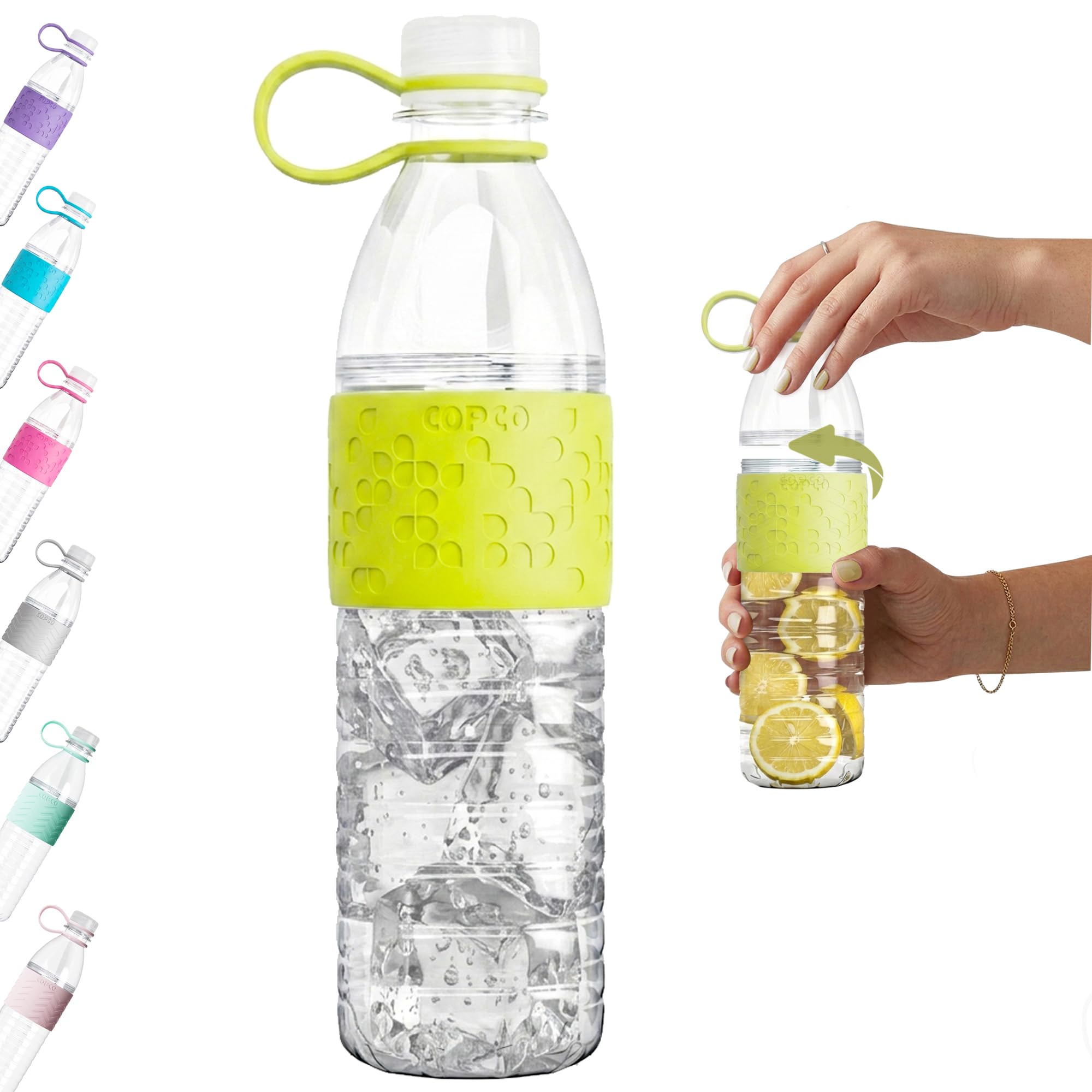 Copco Hydra Water Bottle - Lime Green 20 Oz