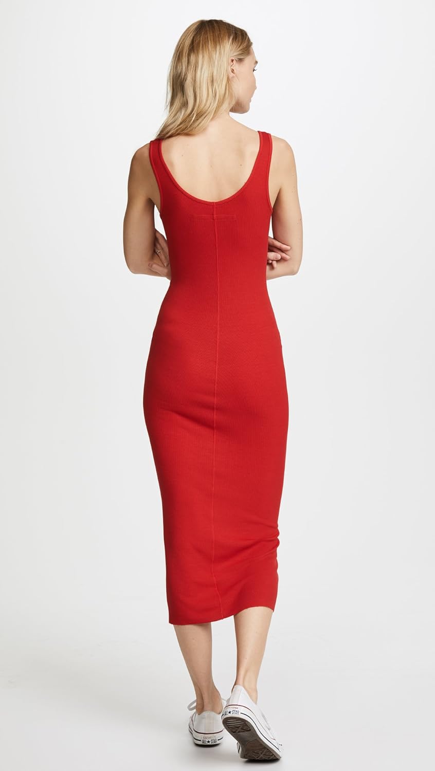 Enza Costa Women's Rib Tank Dress - Image 3