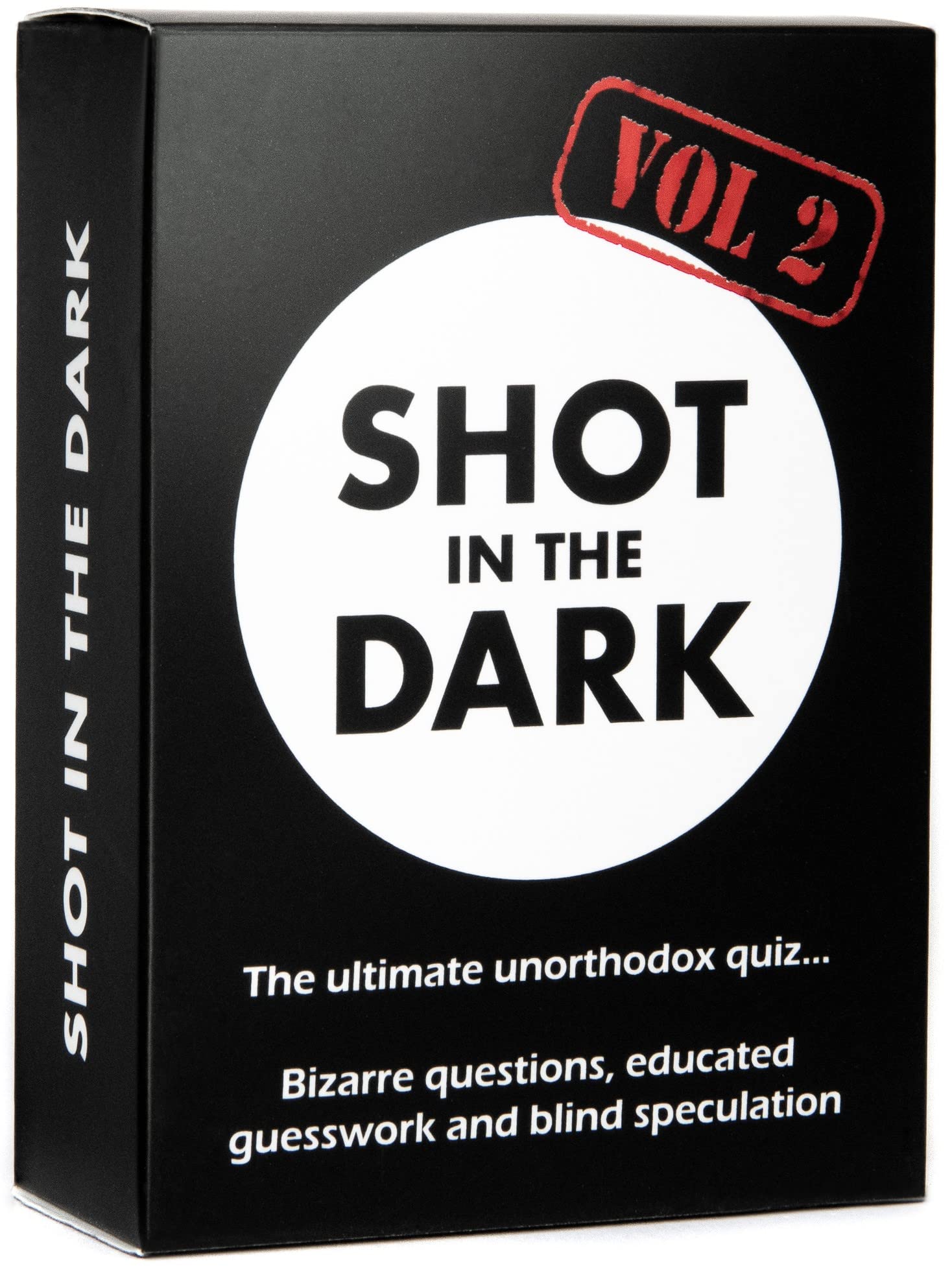 Shot in the Dark Volume 2: The Ultimate Unorthodox Quiz Game | 2+ players | Adults, Teens, Kids & Families