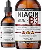 Vitamin B3 Niacinamide Liquid | 20mg Serving 60 Days Supply | Vitamin B Liquid Drops | 2oz Clear