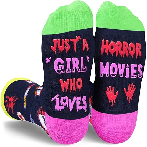 HAPPYPOP Anime Gifts for Women Teen Girls - Acting & Horror Movie Gifts, Travel Socks