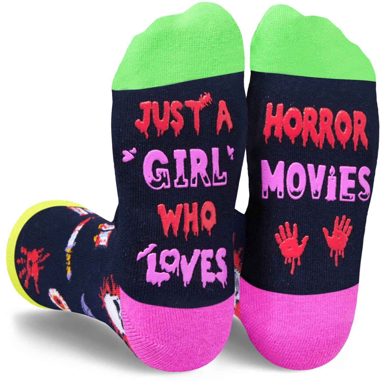 HAPPYPOPAnime Gifts for Women Teen Girls - Acting & Horror Movie Gifts, Travel Socks