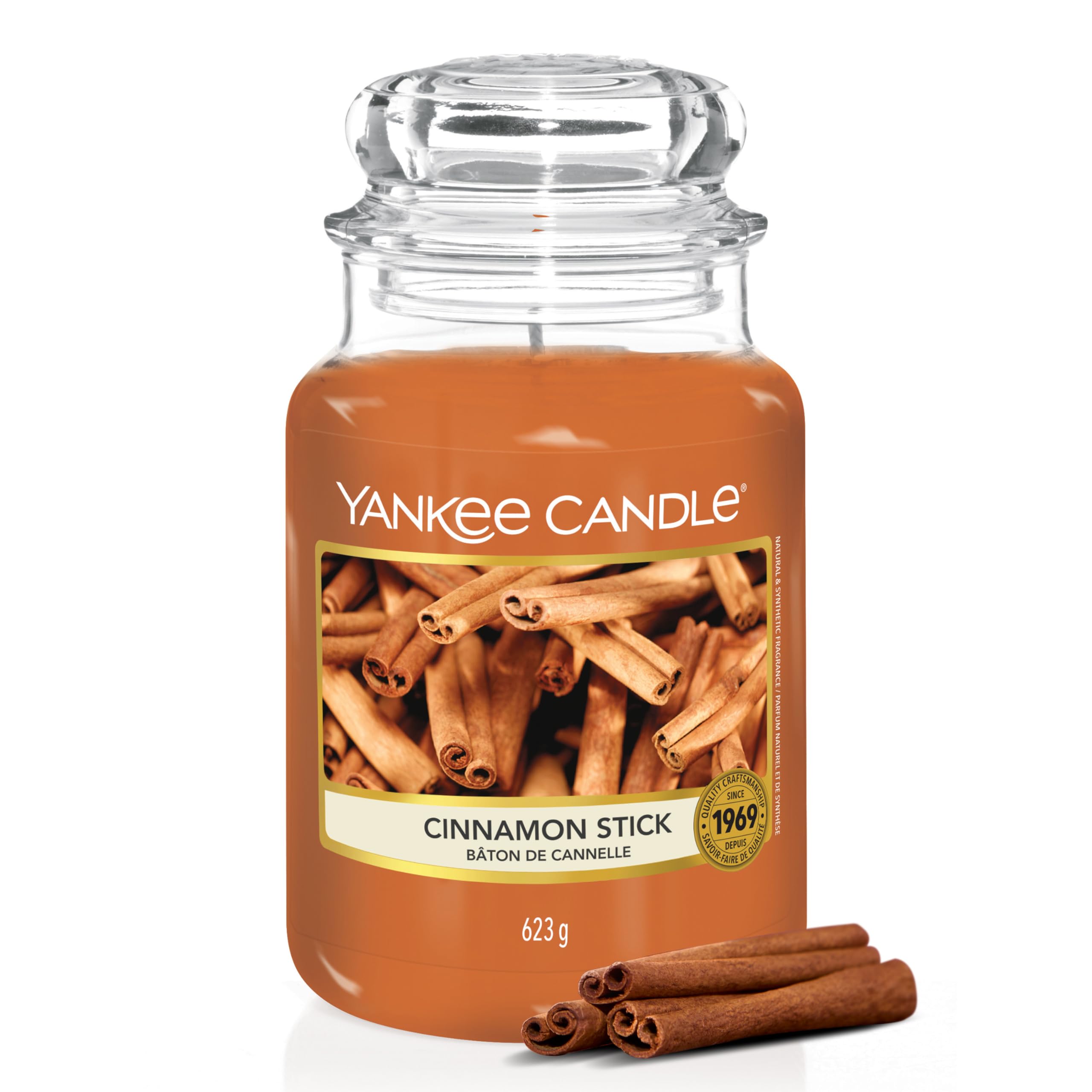 Yankee Candle Scented Candle | Cinnamon Stick Large Jar Candle | Long Burning Candles: up to 150 Hours | Perfect Gifts for Women
