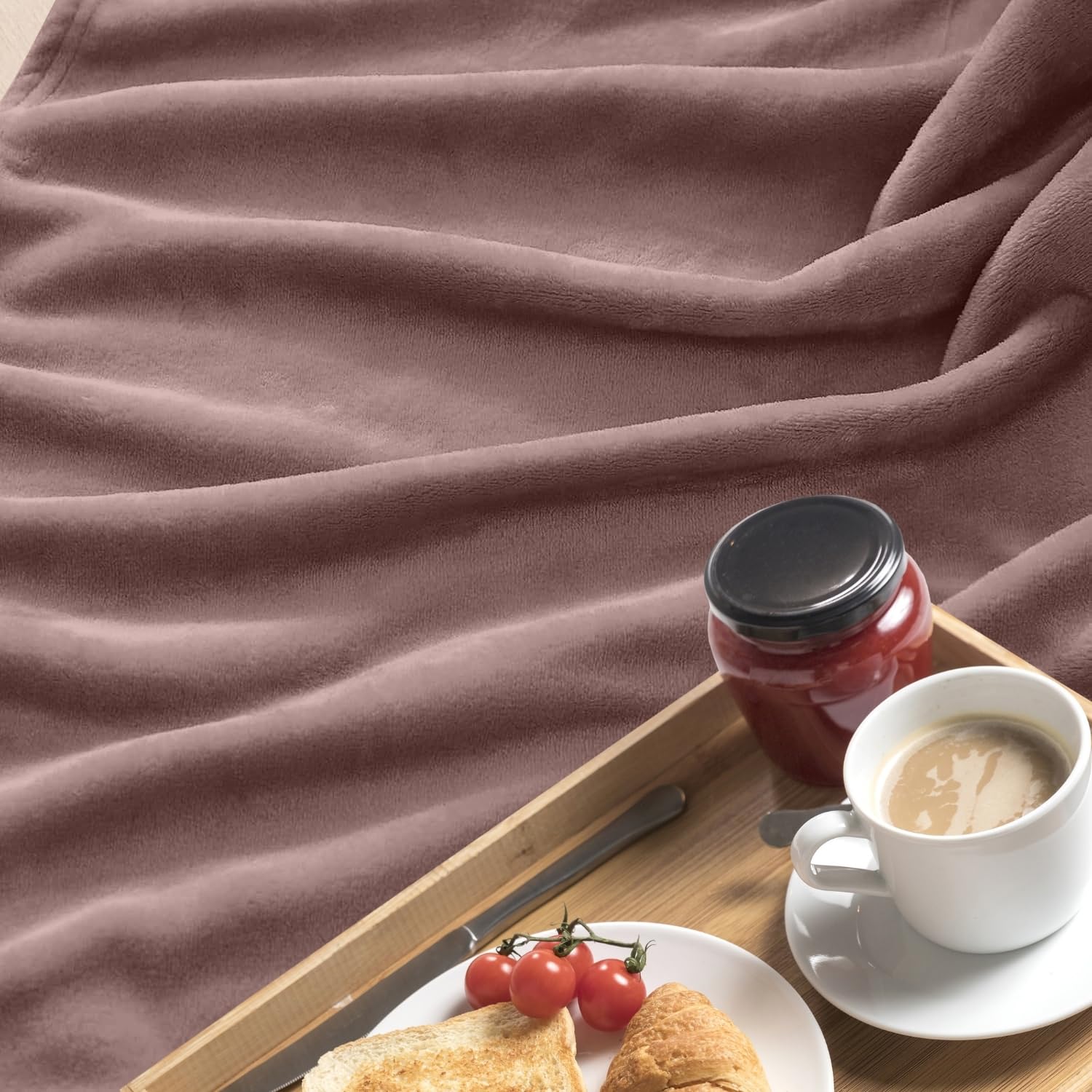 haus & kinder Soft Embrace Flannel Blanket - Ultra Soft -3