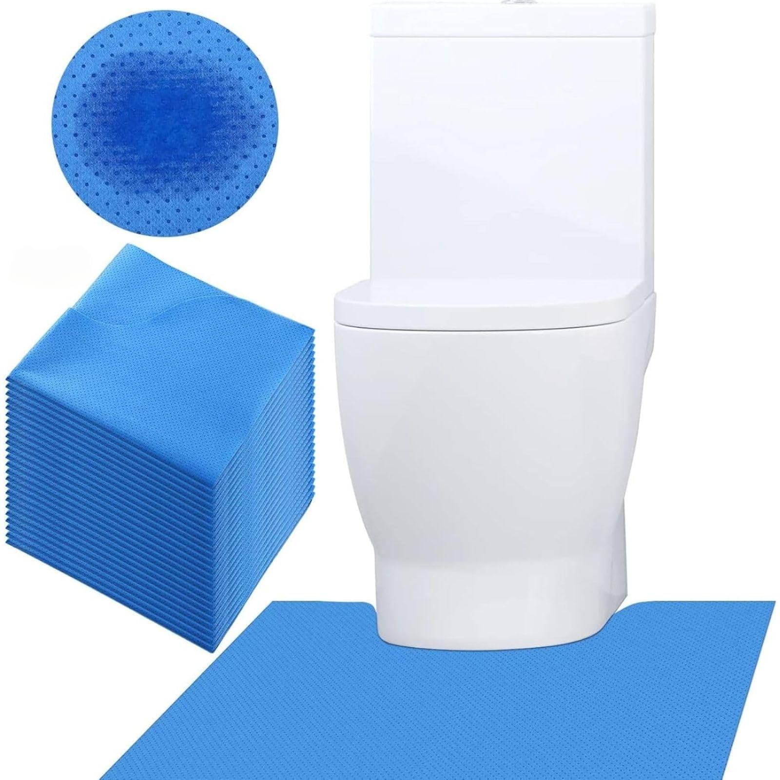 Life2キク トイレマット 使い捨て 吸水紙 男性用小便器対応 男子トイレ ずれない 滑り止め付きトイレマット 20枚入り