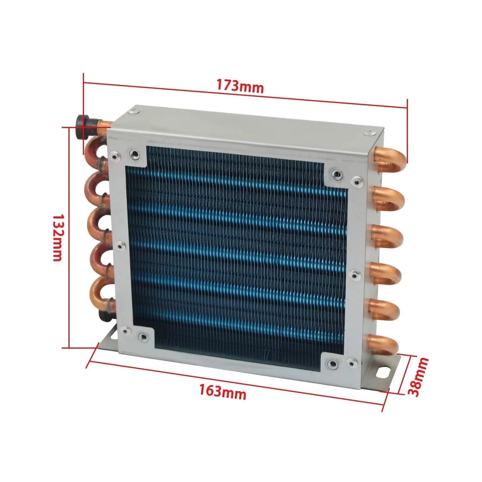 Congelatore frigorifero con radiatore a condensatore di piccole dimensioni