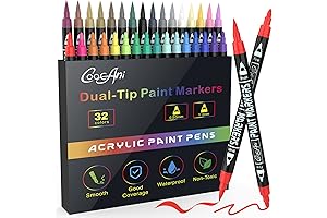 32 Colors Glass Paint Markers: Unleash Your Creativity on Wine Glasses!