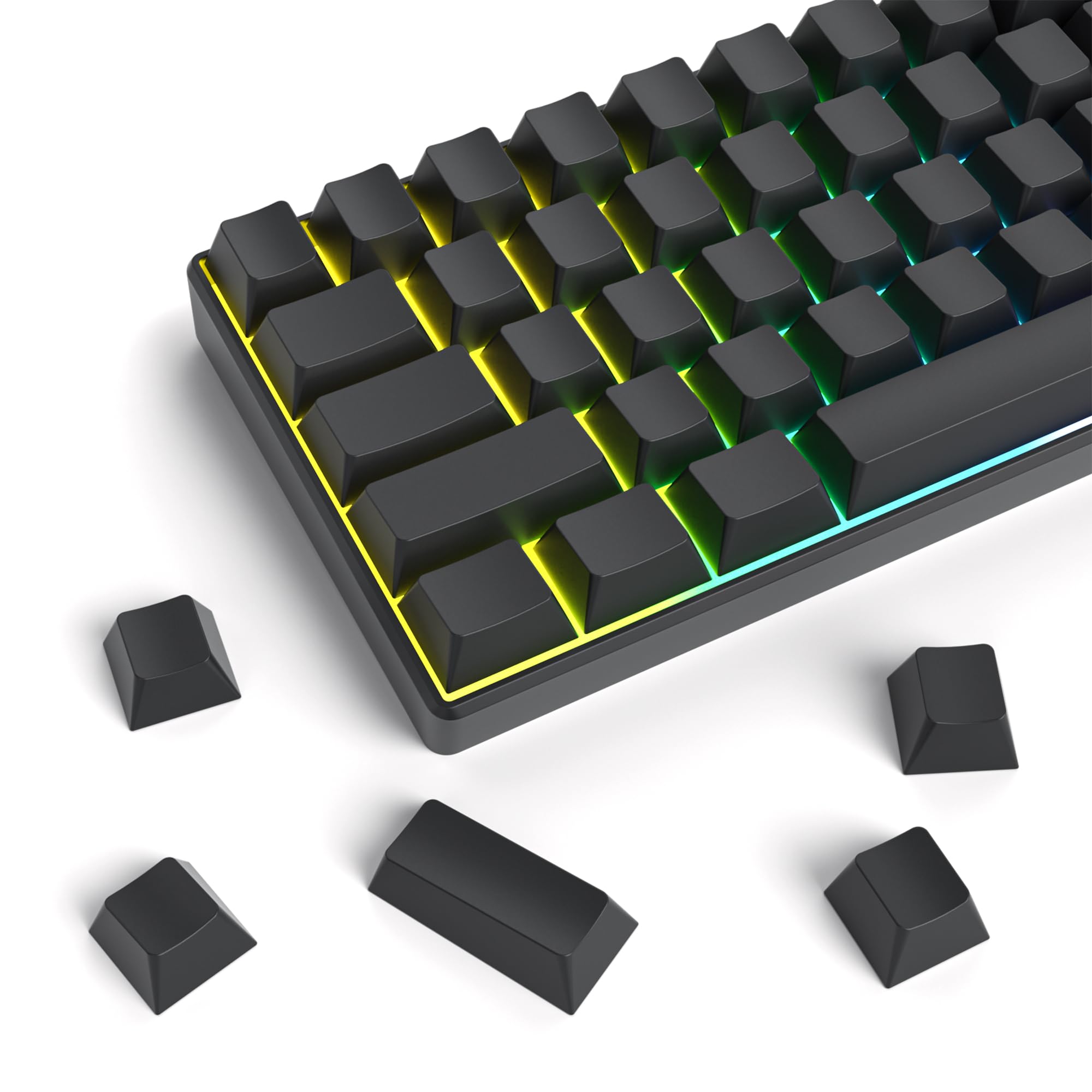 Amazon | Cherry プロファイル ブランク PBT キーキャップ 129 個入り 