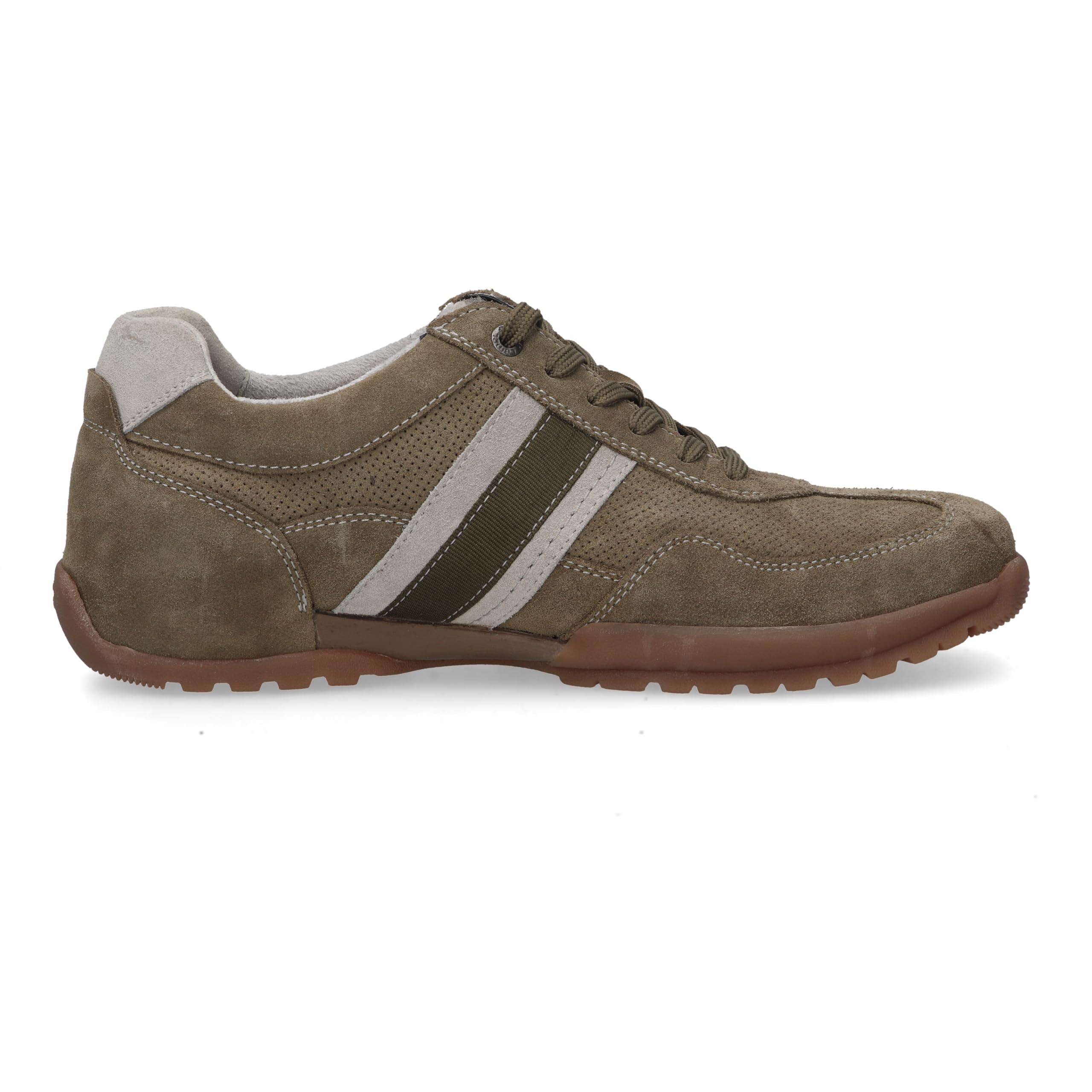 camel active Herren Sneaker aus Spaltleder mit Mikrofaserelementen