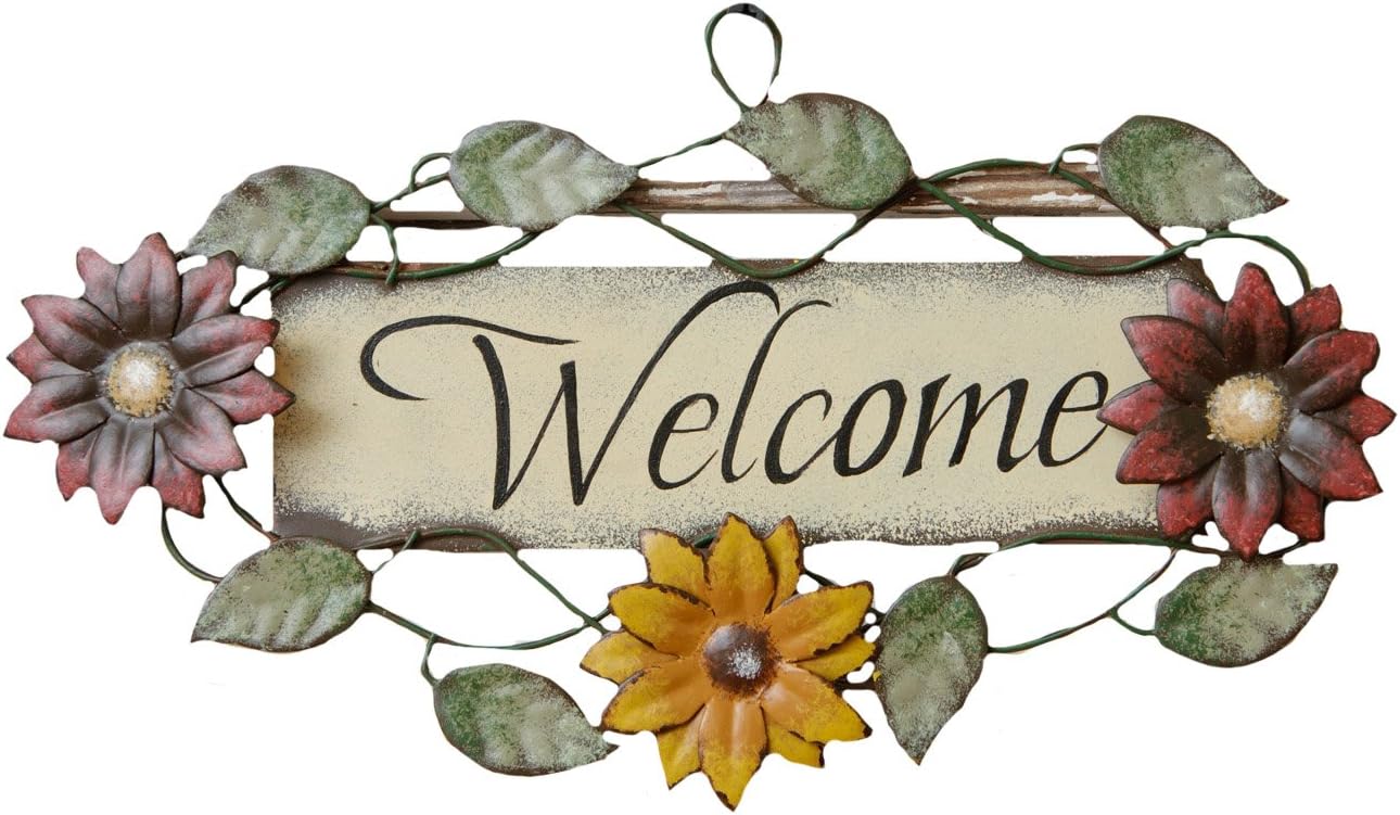 Your Heart's Delight Floral Wall Hanging, 12 by 7