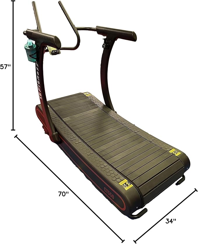Caminadora Curva Autogenerada con Pantalla LCD, Portabotellas, Uso Residencial o Comercial Ligero miniatura 10