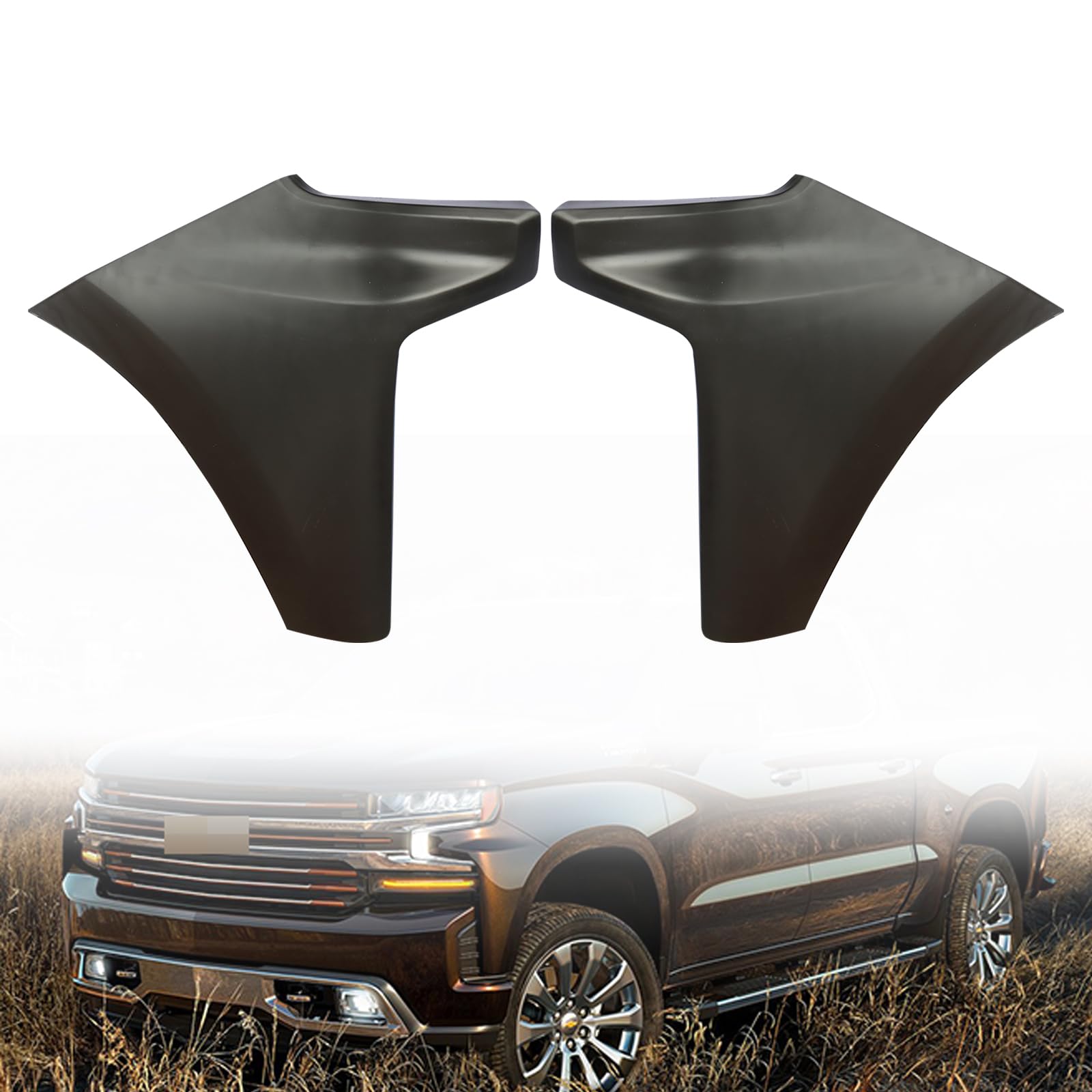 Snapklik.com : Silverado Bumper End Cap - Driver And Passenger Side ...