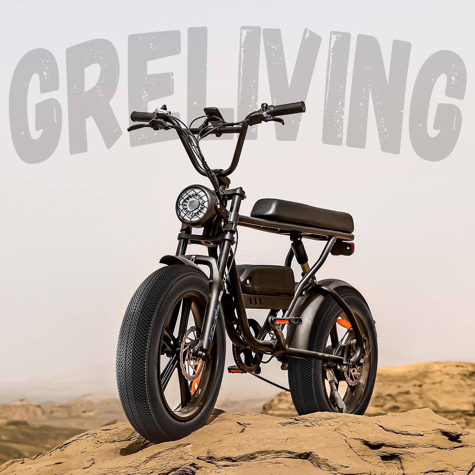 Confezione da 2 pneumatici pieghevoli per bicicletta elettrica da 60 TPI, 20/26 x 4,0, ricambio per mountain Snow and Beach Bike
