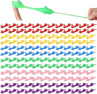 240 Pieces Slingshot Chicken Finger Toys Rubber Slingshot Toys Chickens Flying Turkey for Kids Birthday Carnival Party Stretch and Relax Game Toys Back to School Supplies Halloween Party Favors