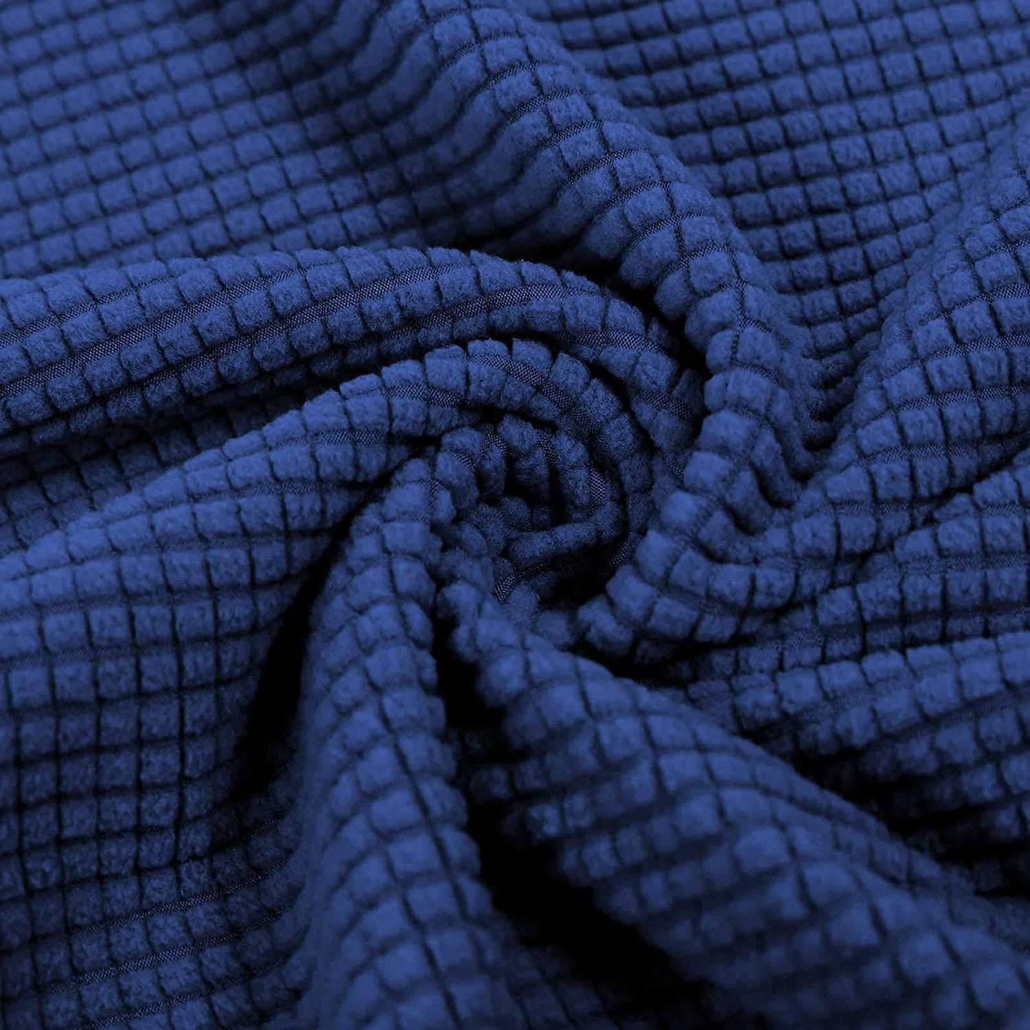 FXBZA Modern Dining Chair Slipcovers Stretch Chairs Protective Cover Removable Washable Decoration Cover Seat Slipcover for Dining Room Kitchen (Color : Navy, Size : 6 Pieces)