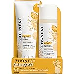 The Honest Company 2-in-1 Cleansing Shampoo and Body Wash Face Lotion Bundle Gentle for Baby Naturally Derived Citrus Vanilla Refresh 18.5 fl oz